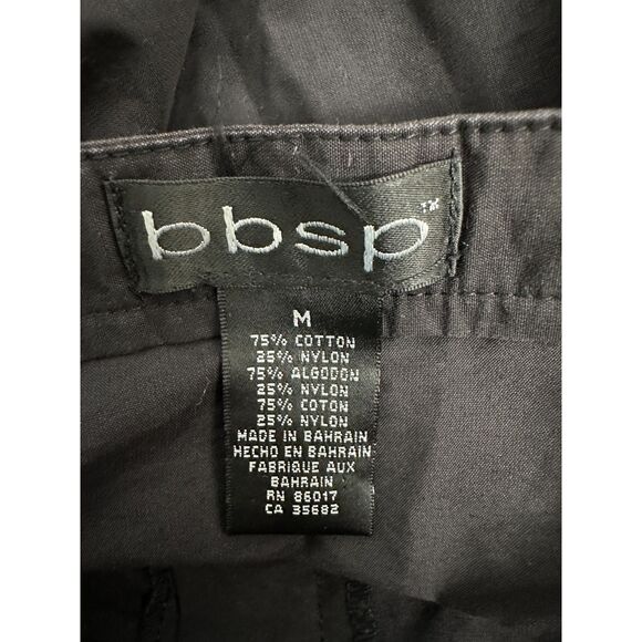 Bebe Sport BBSP Vintage Tear Away Slit Black Grunge Goth Maxi Skirt Size Medium - Picture 3 of 5